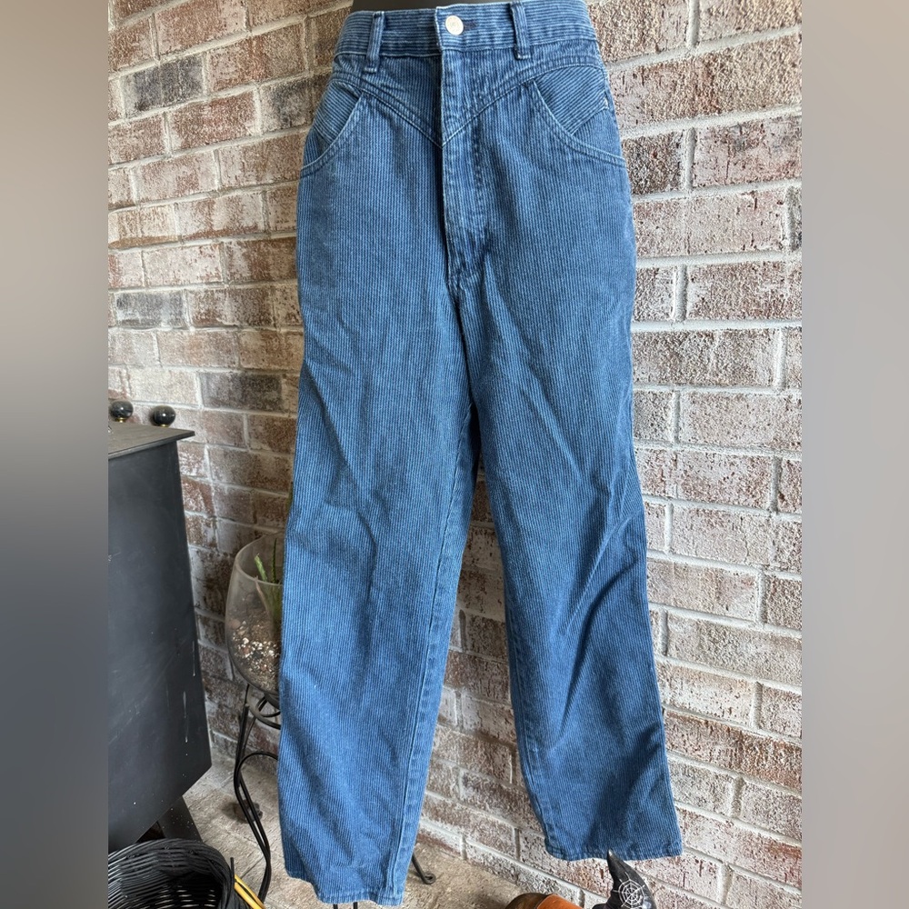 Vintage Roper Western Pinstriped Jeans Size 7